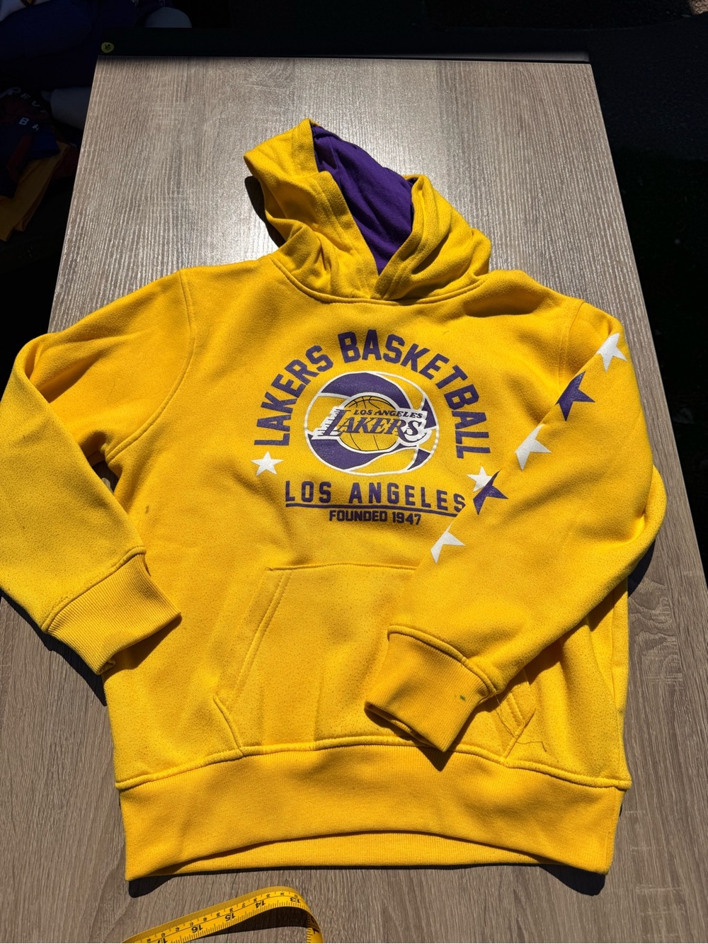 NBA Los Angeles Lakers Purple & Yellow Hoodie with Team Logo